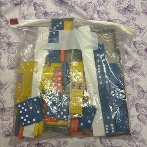 Vintage Colorful Domino Set